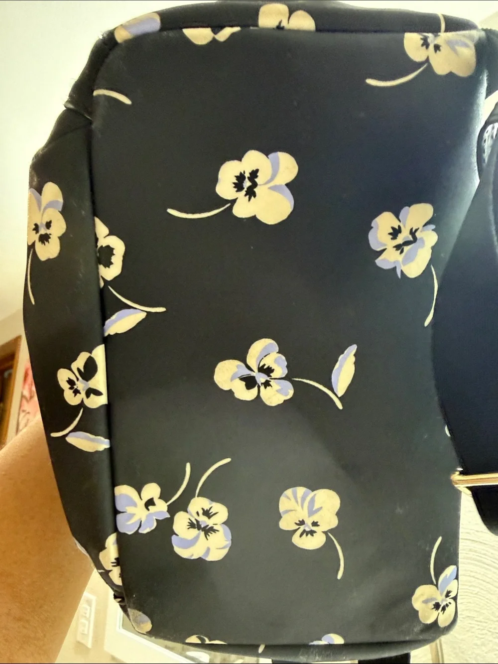 kate spade Black Floral Pansy Mini Backpack